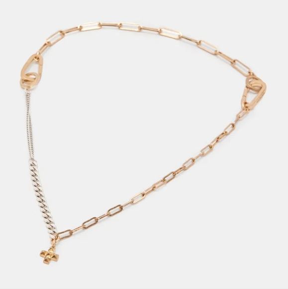 ALL SAINTS Emory Mixed Chain Necklace - Picture 2 of 5